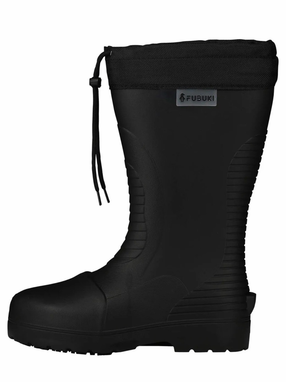 Fubuki Women's Black Waterproof Drawstring Winter Boots